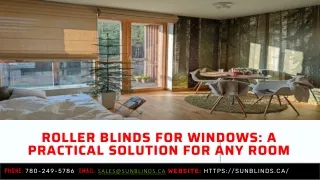 Roller Blinds For Windows A Practical Solution For Any Room