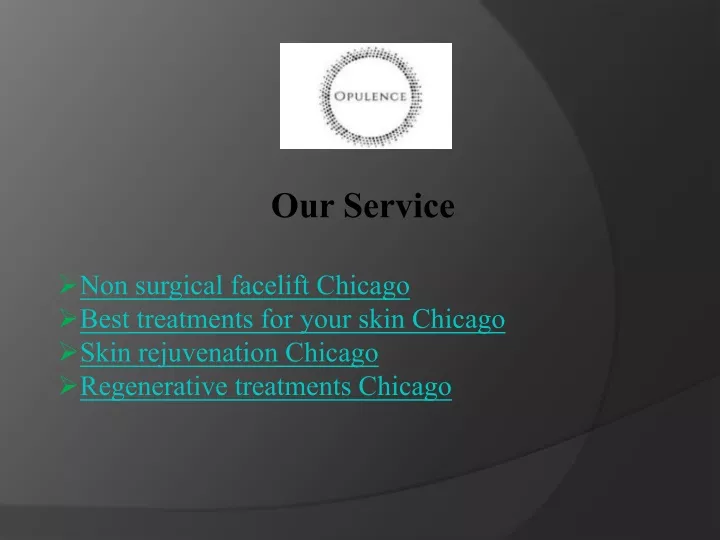 our service