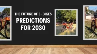 the future of e bikes