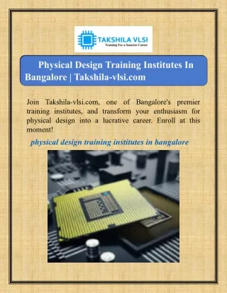 join takshila vlsi com one of bangalore s premier