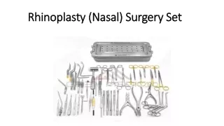 rhinoplasty nasal surgery set
