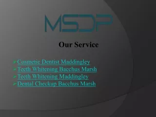 Book Your Dental Checkup at Mainstreet Dental Bacchus Marsh
