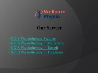 Book NDIS Physiotherapy in Truganina - Wellcare Physio