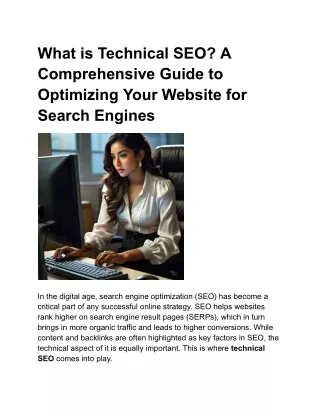 what is technical seo a comprehensive guide