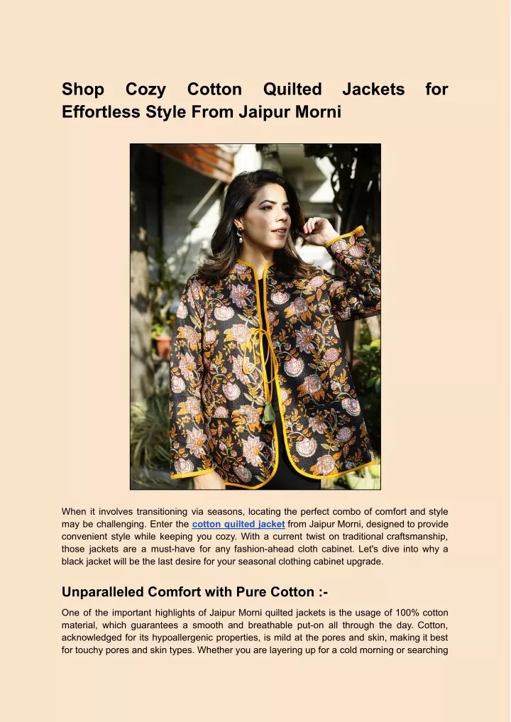 shop effortless style from jaipur morni