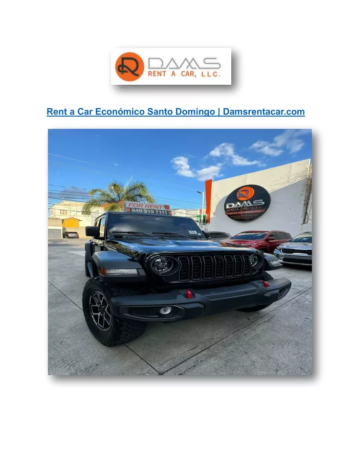 rent a car econ mico santo domingo damsrentacar