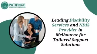leading disability services and ndis provider