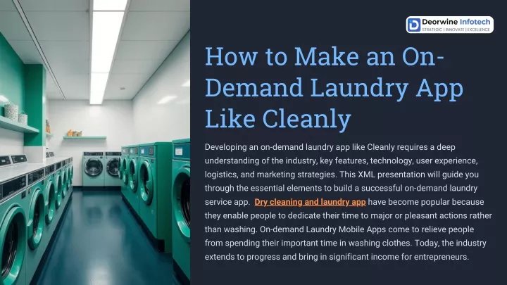 how to make an on demand laundry app like cleanly