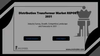 Distribution Transformer Market