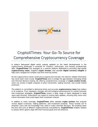 cryptoxtimes your go cryptoxtimes your
