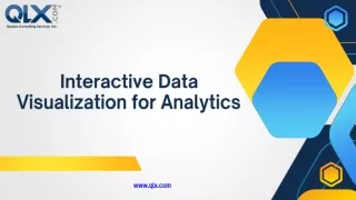 Interactive Data Visualization for Analytics