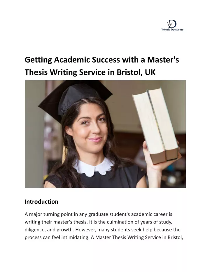 getting academic success with a master s thesis