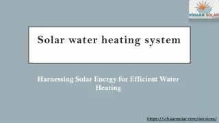 Solar Water Heating System