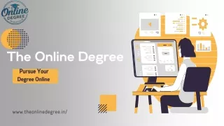 Pursue Your Degree Online: Online, Distance and Flexible Learning for Busy Lives