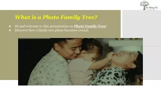 what is a photo family tree