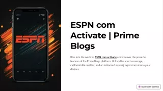 espn com activate prime blogs