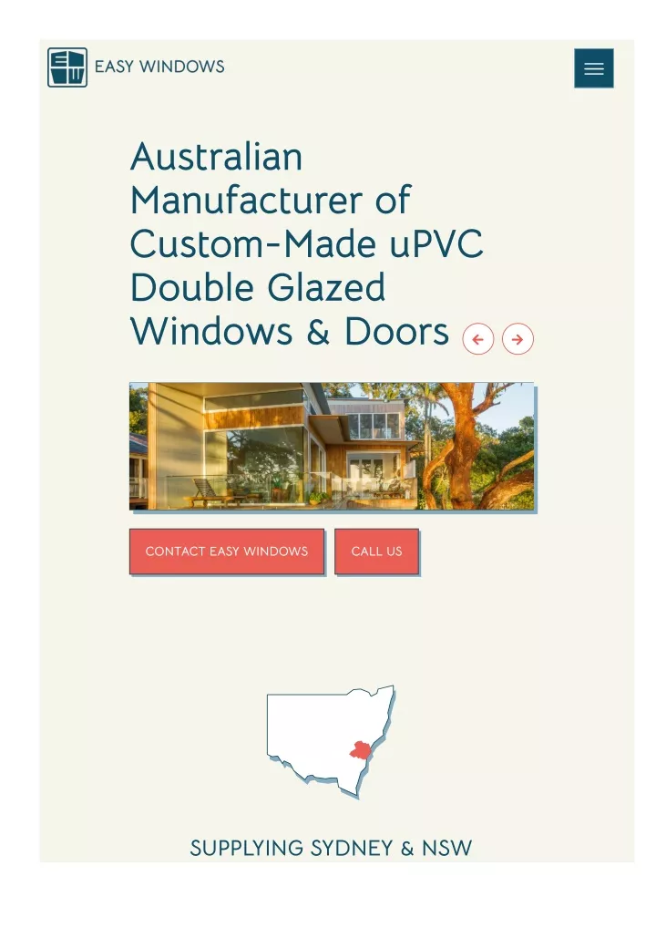 australian manufacturer of custom made upvc