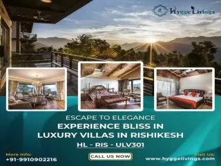 Luxury Villas in Rishikesh - Independent Villas