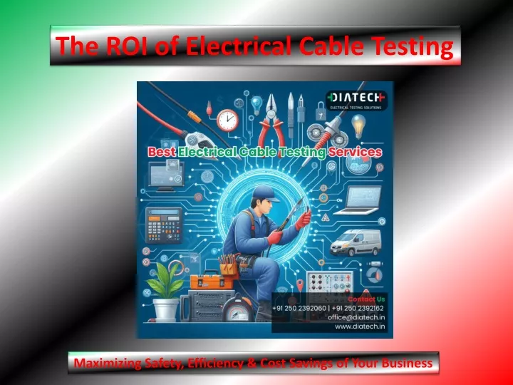 the roi of electrical cable testing