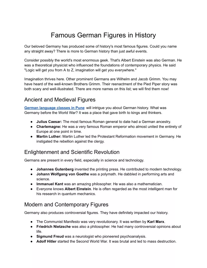 famous german figures in history