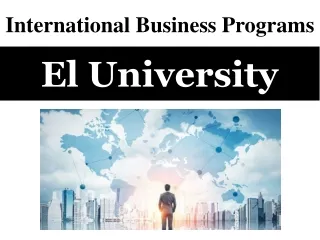International Business Programs