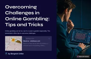 Overcoming Challenges in Online Gambling Tips and Tricks