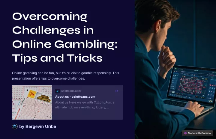 overcoming challenges in online gambling tips