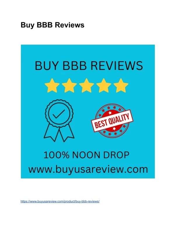 buy bbb reviews