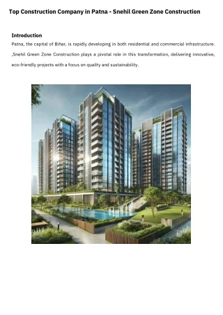 Construction_Company_in _Patna_Snehil_Green_Zone