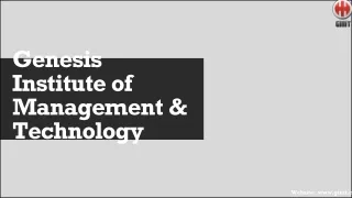 Genesis Institute of Management & Technology