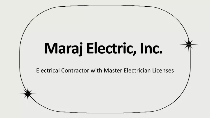 maraj electric inc