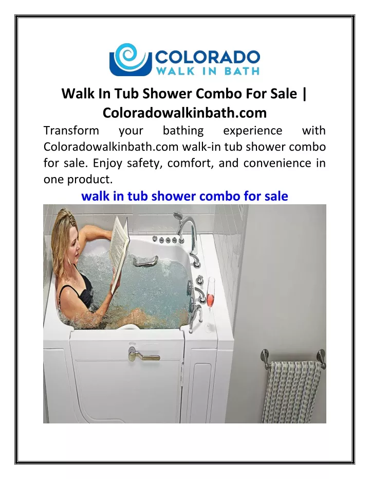 walk in tub shower combo for sale