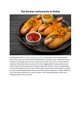 top korean restaurants in dubai