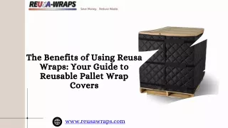 Reusable Pallet Wrap Cover – Durable & Eco-Friendly | Reusa Wraps
