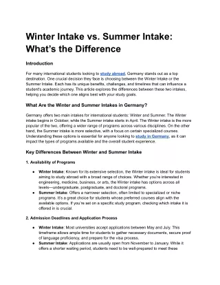 _Winter Intake vs. Summer Intake_ What’s the Difference