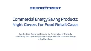 Commercial Energy Saving Products