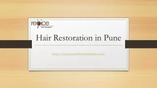 Hair Restoration in Pune