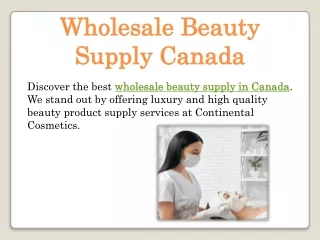 Wholesale Beauty Supply Canada