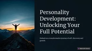 Unlock Your Best Self: Transformative Tips for Personal Growth and Success.