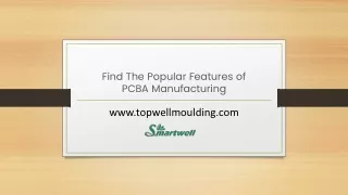 Find The Popular Features of PCBA Manufacturing - Topwell