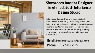 Showroom Interior Designer in Ahmedabad  - Interionce Design Studio