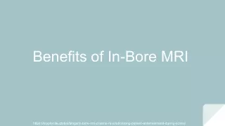 Benefits of In-Bore MRI Tech for Patients