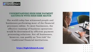 understanding high risk payment gateways with
