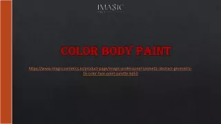 Body colour paint