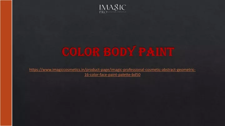 color body paint