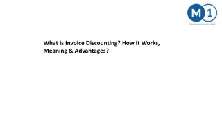 What is Invoice Discounting How it Works, Meaning & Advantages