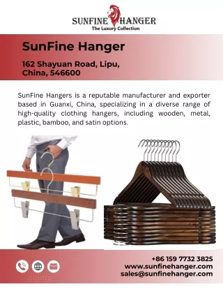 Organize Your Wardrobe with Our Brush Chrome Metal Suit Hanger
