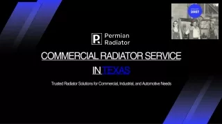 Permian Radiator Expert Commercial Radiator Service in Texas