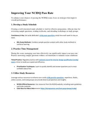 NCIDQ Pass Rate