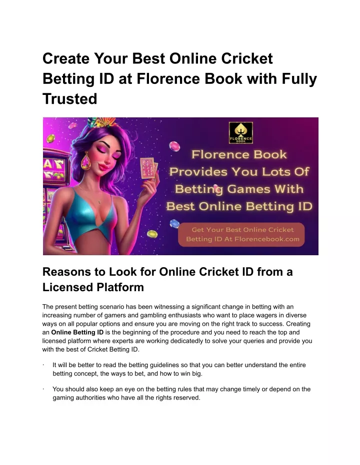 create your best online cricket betting